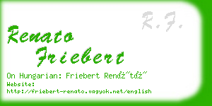 renato friebert business card